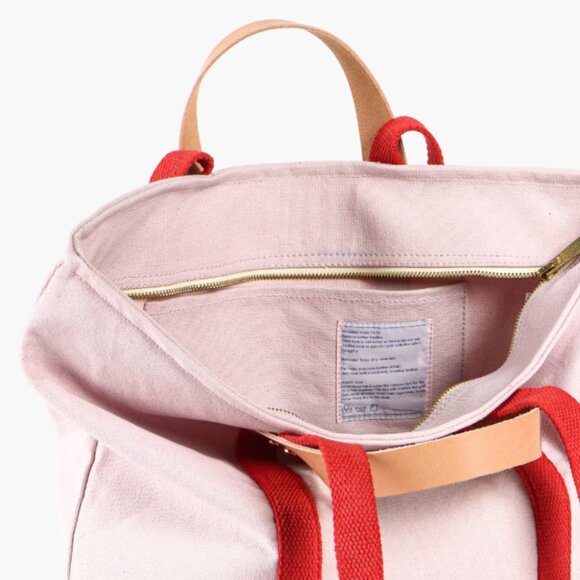 IMMODEST COTTON Small Zipper Tote - Sky - Picture 4 of 8